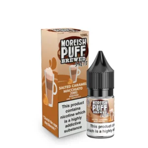 20mg Moreish Puff Brewed Salted Caramel Macchiato Nic Salt 10ml