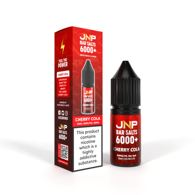 20mg JNP Juice N Power Nic Salt E-liquid 10ml Cherry Cola