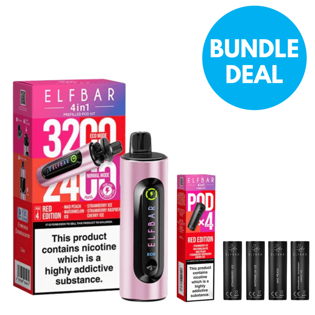 elfbar 4 in 1 pods 20mg Elf Bar 4-In-1 Kit And Pods Bundle