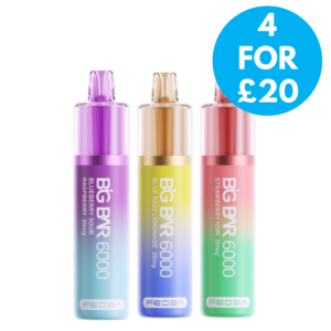 Feoba Big Bar 2000 Disposable Vape Kit 4 for £20 with free next day shipping