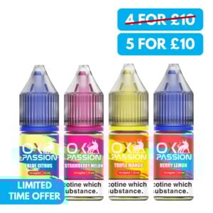 Oxva Ox Passion Nic Salts Image - Promo 5 For £10