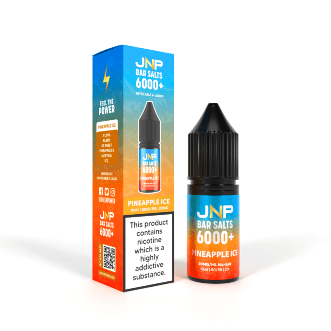 20mg JNP Juice N Power Nic Salt E-liquid 10ml Pineapple Ice