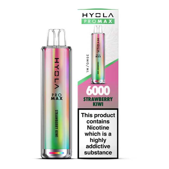 20mg Hyola Pro Max 6000 (6K Puffs) Disposable Vape Strawberry Kiwi