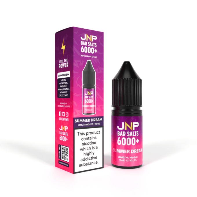 20mg JNP Juice N Power Nic Salt E-liquid 10ml Summer Dream