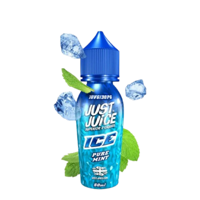 0mg Just Juice ICE 50ml Shortfill (70VG_30PG) pure mint