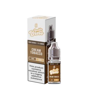 5mg Double Brew Bar Nic Salt 10ml - Cream Tobacco
