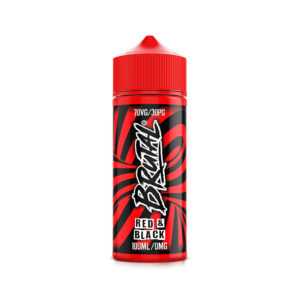 0mg Brutal Shortfill 100ml (70VG/30PG) - Red & Black