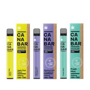 Canabar 500mg CBD+CBG Disposable 700 Puffs