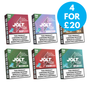 Jolt 2mg Nicotine Film Strips 4 for £20 with free next day shipping