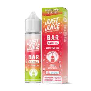 0mg Just Juice Bar Saltfill 40ml Shortfill (40VG/60PG) - Watermelon