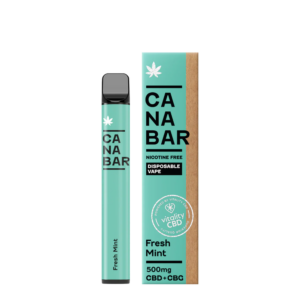 Canabar 500mg CBD+CBG Disposable 700 Puffs fresh mint