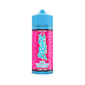 0mg Brutal Shortfill 100ml (70VG/30PG) - Sour Strawberry Bubblegum