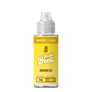 0mg Double Brew Bar Series XL 100ml Shortfill - Banana Ice