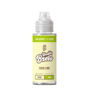 0mg Double Brew Bar Series XL 100ml Shortfill - Coco Lime