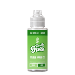 0mg Double Brew Bar Series XL 100ml Shortfill - Double Apple Ice