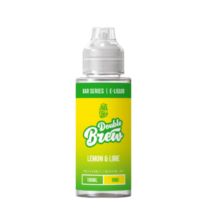 0mg Double Brew Bar Series XL 100ml Shortfill - Lemon & Lime
