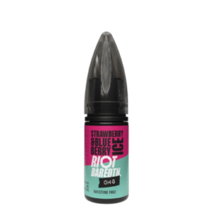 0mg Riot No Nicotine BAR EDTN E-liquid 10ml (50VG/50PG) - Strawberry Blueberry Ice