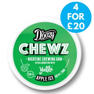 Doozy Chewz Nicotine Chewing Gum 2mg (1)