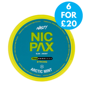 Nasty Nic Pax Snus 16mg Nicotine Pouches (1)