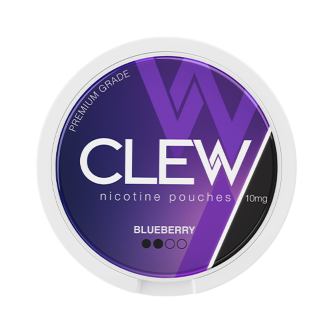 Clew Snus 10mg Nicotine Pouches blueberry