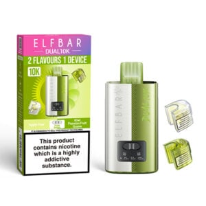 20mg Elf Bar Dual 10K Prefilled Pod Vape Kit - Fruity Edition