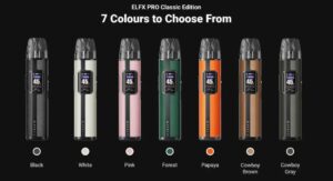 Elfx Pro colours