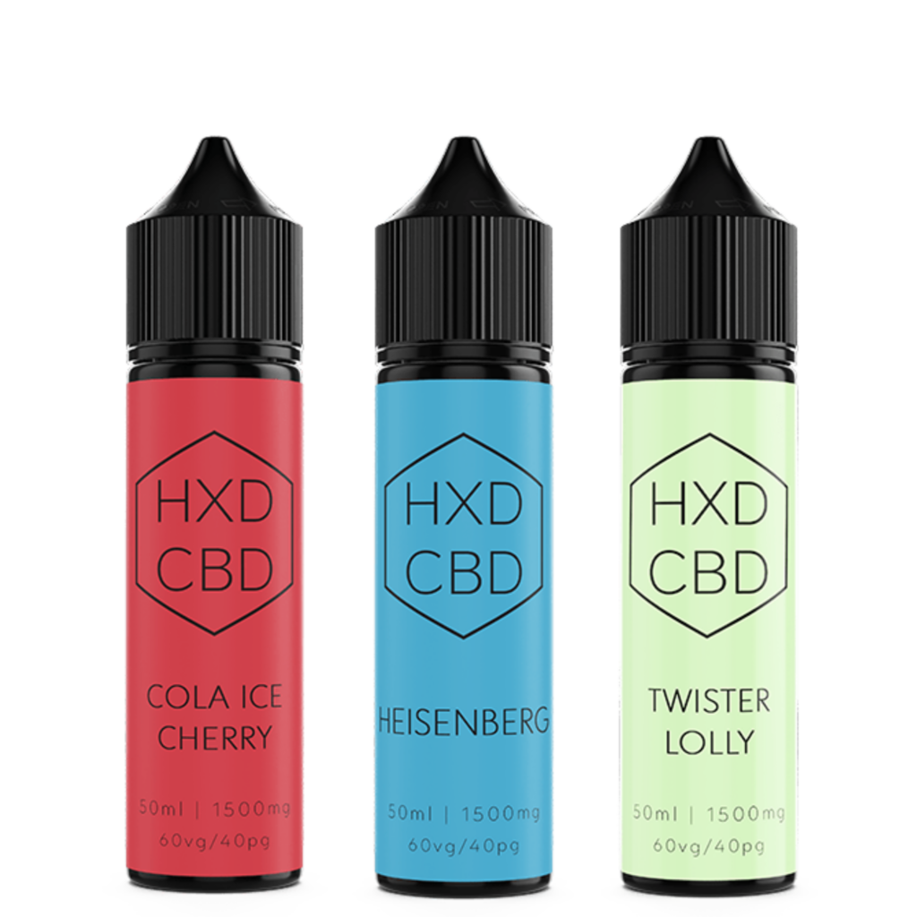 HXD The Herbalist Company CBD 1500mg E-Liquid 50ml (60VG/40PG) - VAPE.CO.UK
