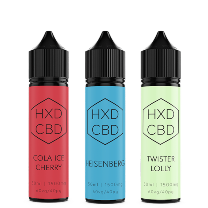 HXD CBD 1500mg E-Liquid 50ml (60VG_40PG) (7)