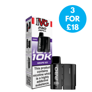 IVG Pro 12 20mg (2%) Refill Pack - 3 For £18