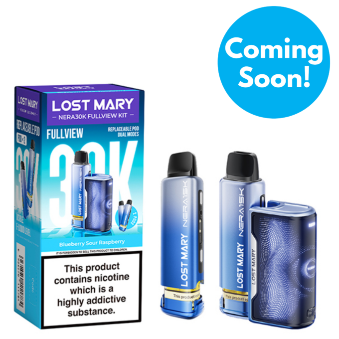 Lost Mary Nera 30K Fullview Prefilled Pod Kit