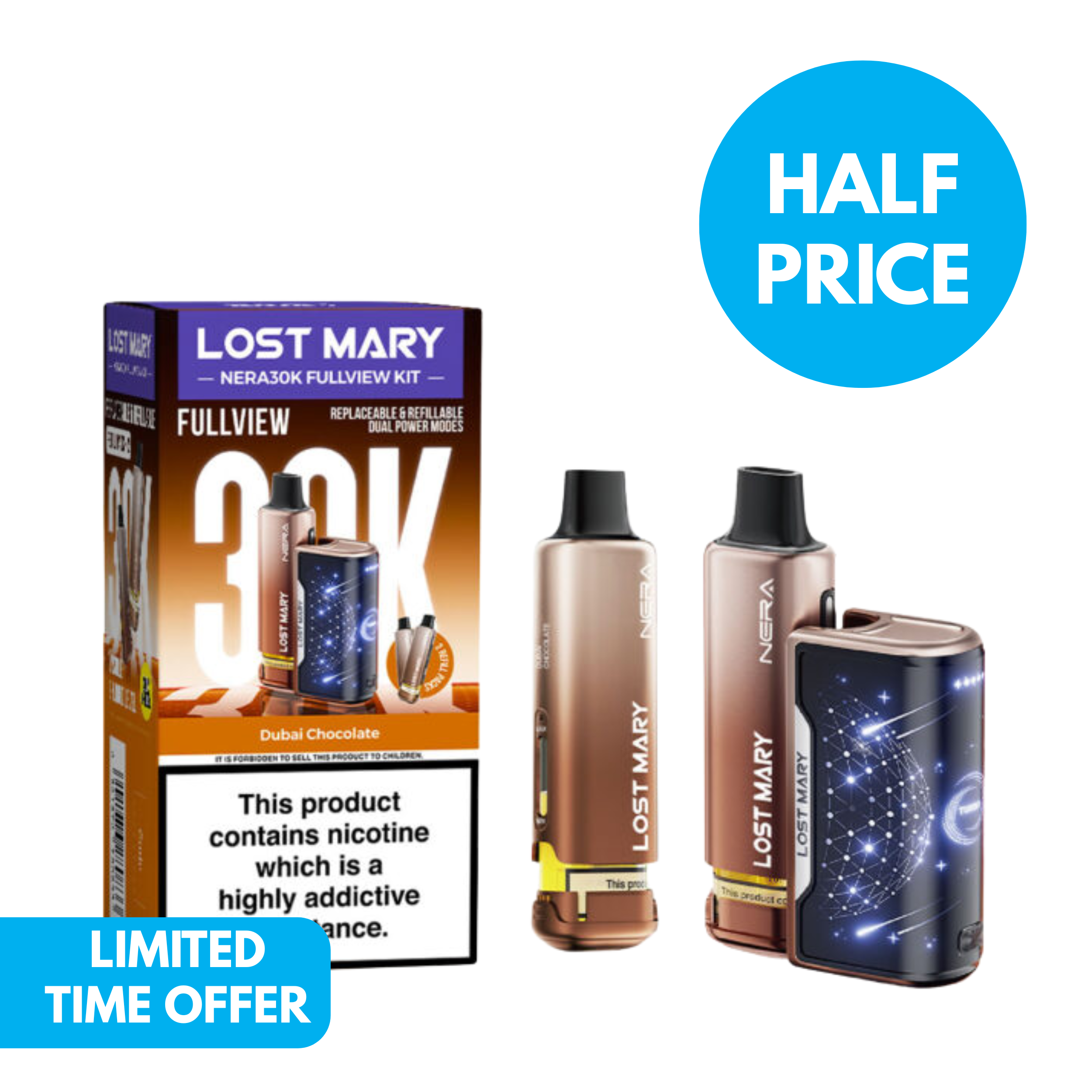 Lost Mary Nera 30k Prefilled Pod Kit - Half Price