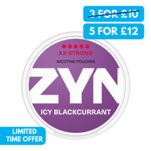 Zyn Snus 12.5mg Nicotine Pouches 5 For £12