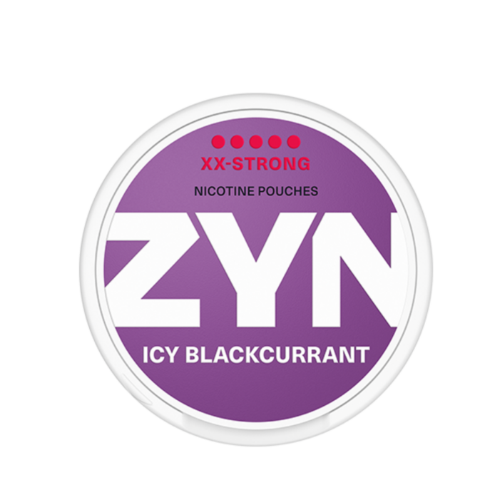 Zyn Snus 12.5mg Nicotine Pouches icy blackcurrant