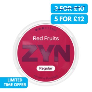 Zyn Snus 9mg Nicotine Pouches 5 For £12