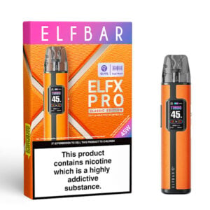 Elf Bar Elfx Pro Classic Edition Pod Vape Kit - Orange