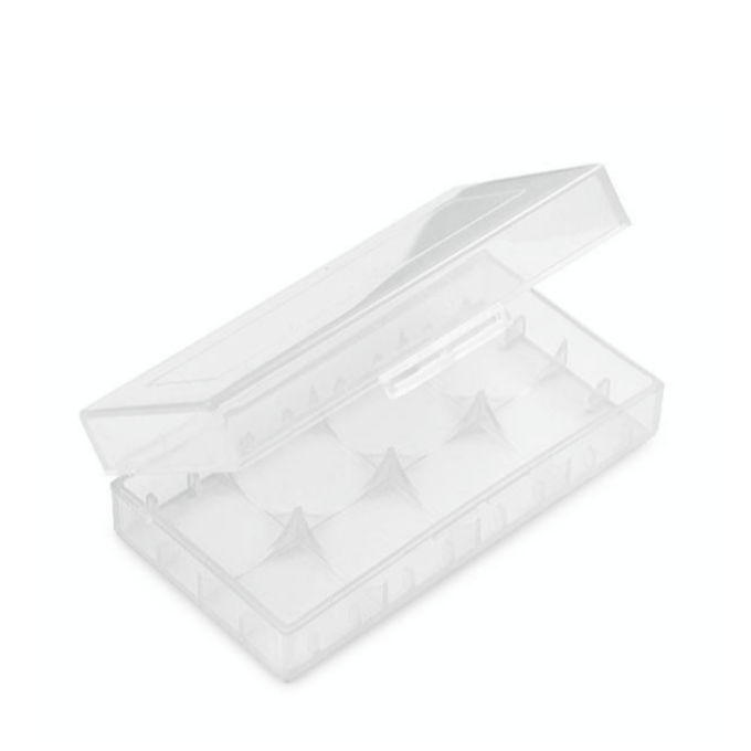 18650 Clear Twin Battery Case