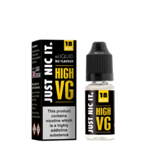 18mg Just Nic It Flavourless Vape Juice Nicotine Shot 10ml (80VG_20PG)