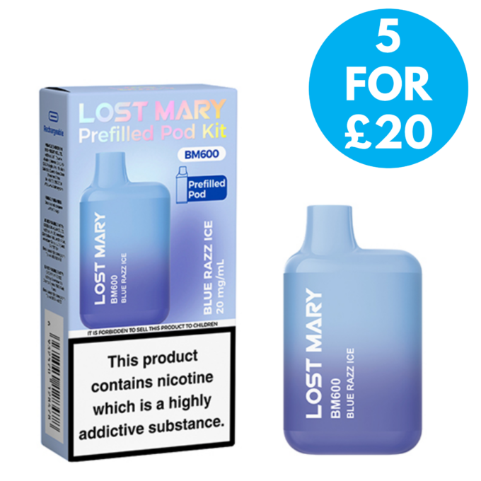 20mg (2%) Lost Mary BM600 Prefilled Pod Vape Kit