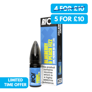 5mg (0.5%) Riot X Nic Salt