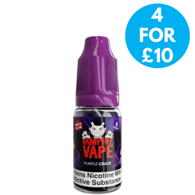 6mg Vampire Vape freebase E-liquids (50VG_50PG)