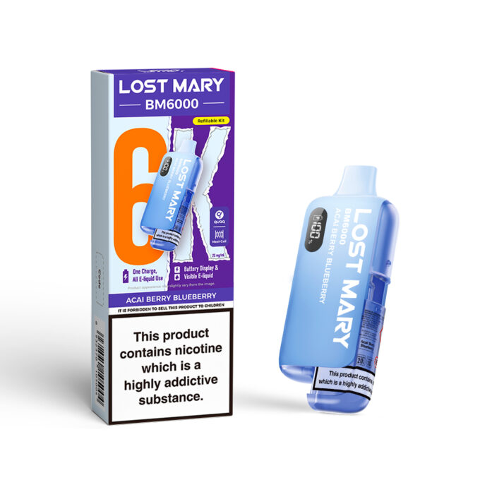 20mg (2%) Lost Mary BM6000 (6K Puffs) Pod Vape