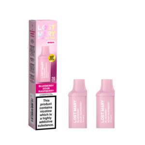 20mg (2%) Lost Mary BM600 Prefilled Replacement Pods - Blueberry Sour Raspberry