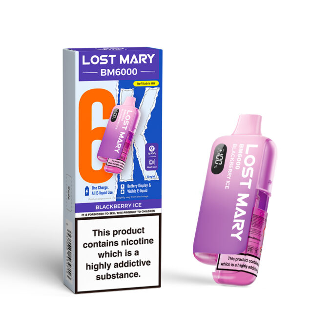 20mg (2%) Lost Mary BM6000 (6K Puffs) Pod Vape