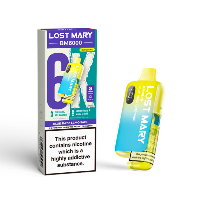 20mg (2%) Lost Mary BM6000 (6K Puffs) Pod Vape