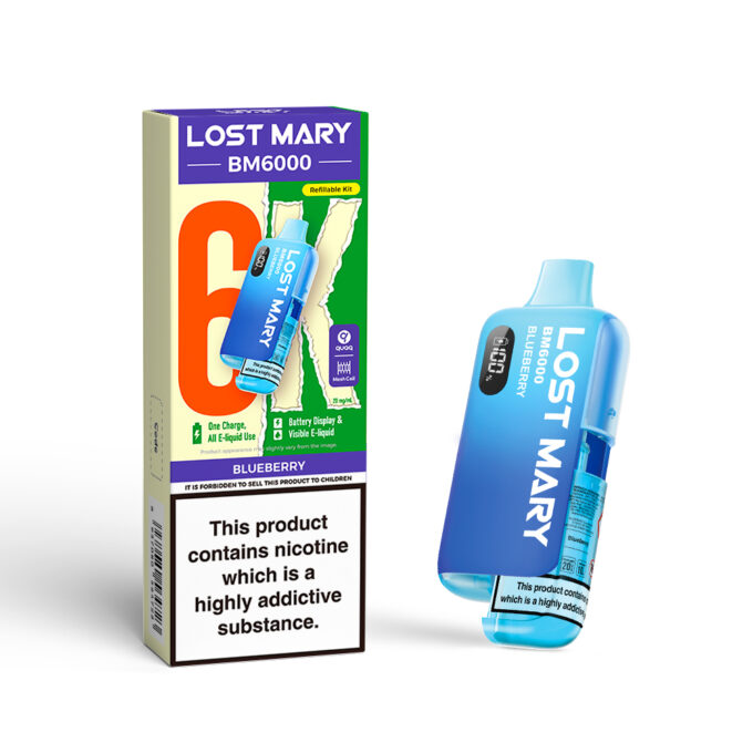 20mg (2%) Lost Mary BM6000 (6K Puffs) Pod Vape