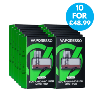 Box Of 10 - Eco Nano Replacement Pods XL