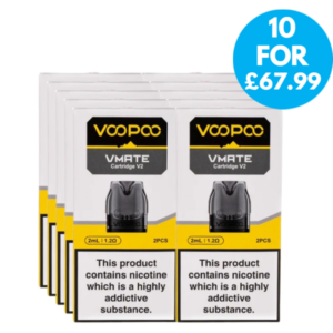 Box Of 10 - Voopoo Vmate V2 Replacement Pods 2ml