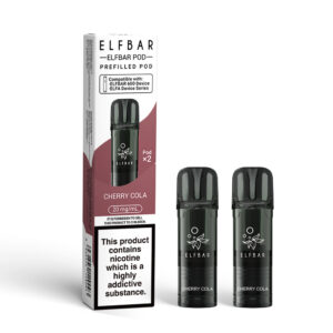 20mg (2%) Elf Bar 600 Prefilled Replacement Pods - Cherry Cola