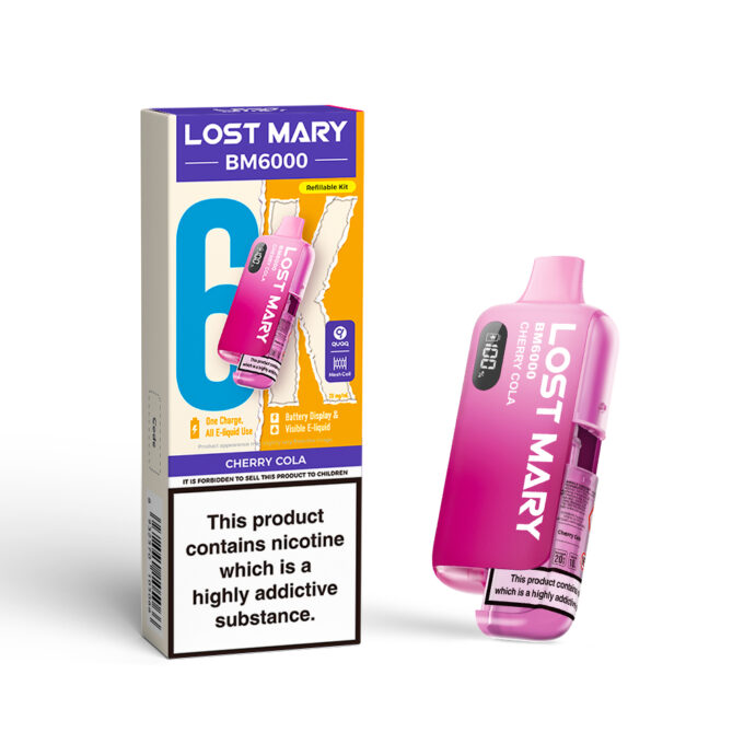 20mg (2%) Lost Mary BM6000 (6K Puffs) Pod Vape