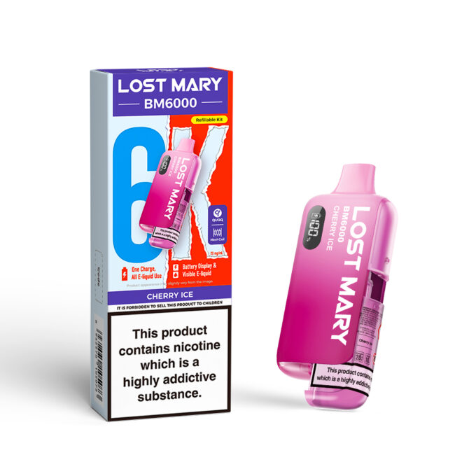 20mg (2%) Lost Mary BM6000 (6K Puffs) Pod Vape